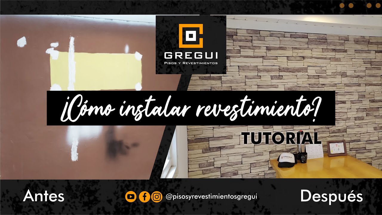 💪 ¿Cómo colocar REVESTIMIENTOS de pared símil piedra? ⚒️🏡