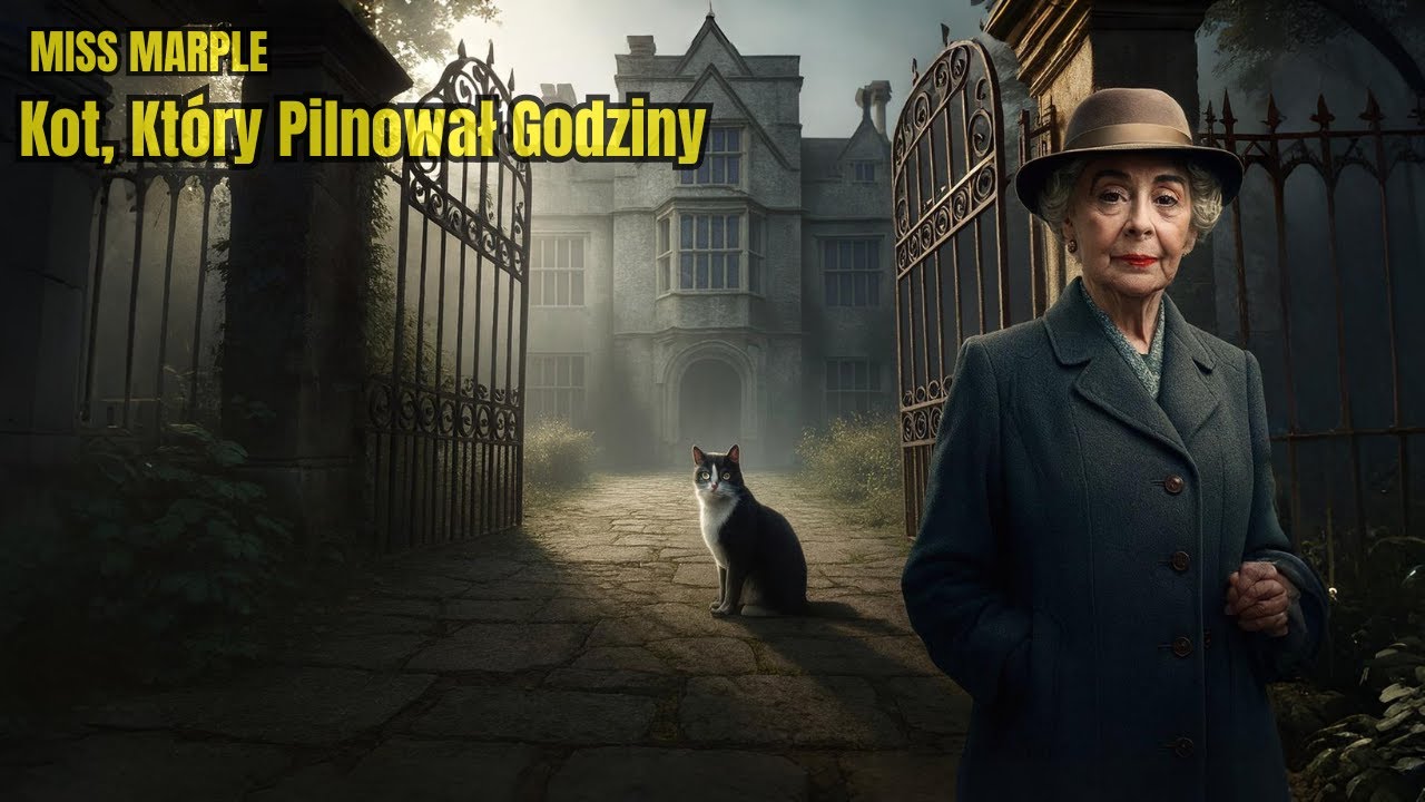Panna Marple bada sprawę „Kota, który pilnował godziny”.