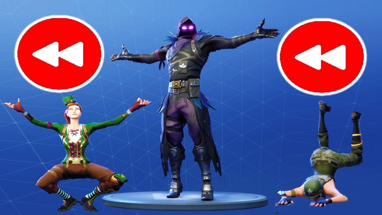 Fortnite All Dances in Reverse Season 1-4