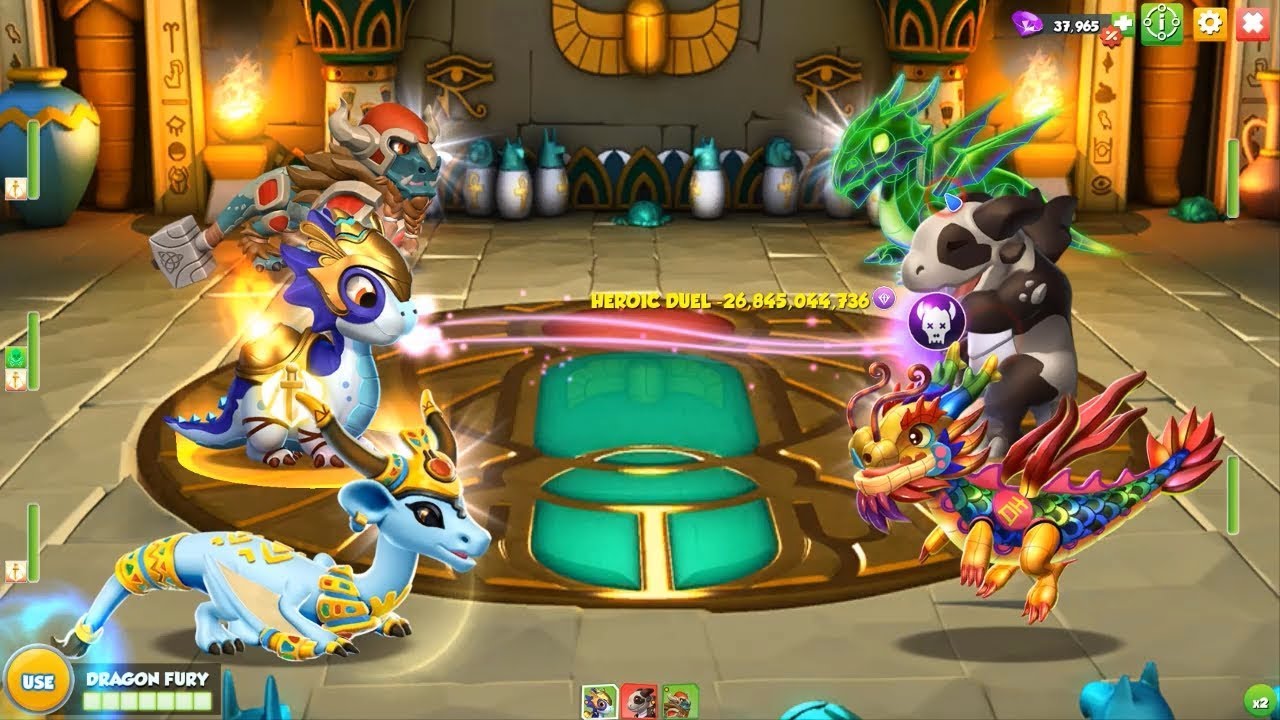 #DML [Divine] Clear Map 268 Heroic - Dragon Mania Legends