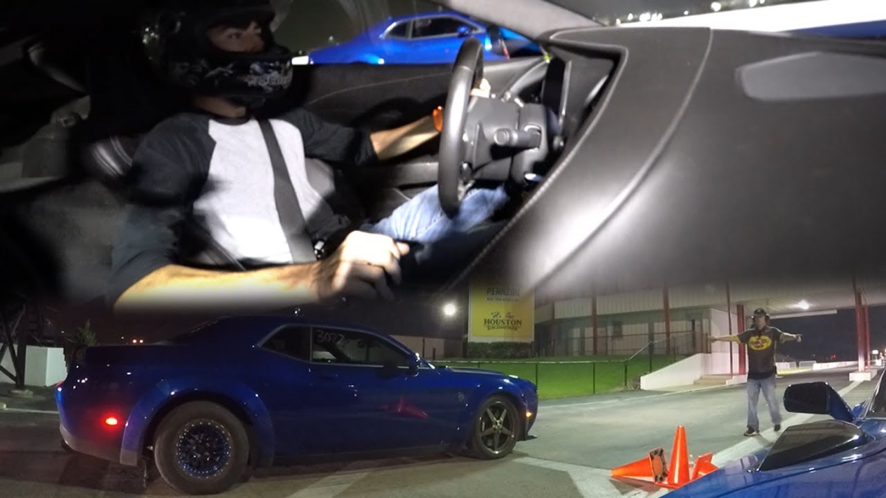 Racing 800HP Hellcats In My Cammed Z06