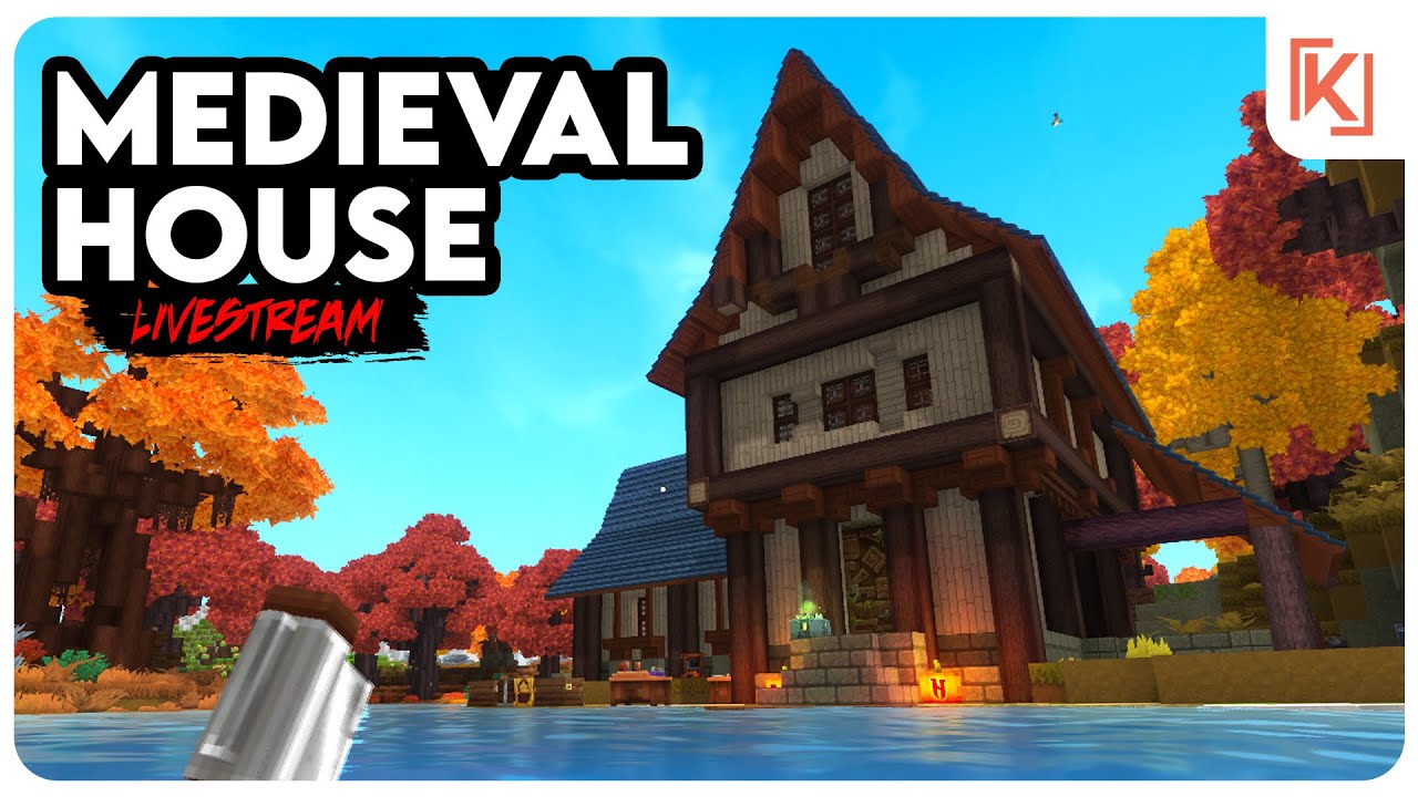 Let's Build A Medieval House In Hytale!