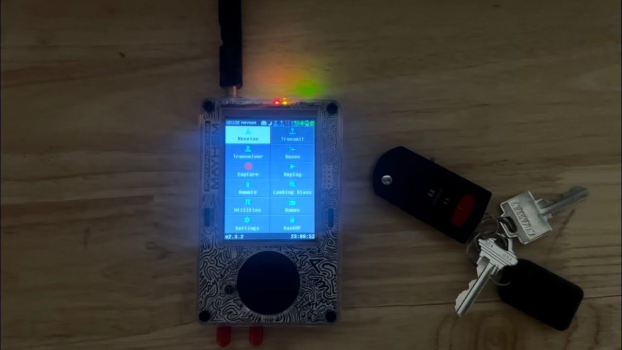 Unlocking car with car replay attack using HackRF
