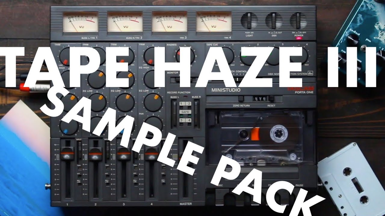 TAPE HAZE III SAMPLE PACK / 300+ WAV files / Synths, beats, and sound design tools through cassette