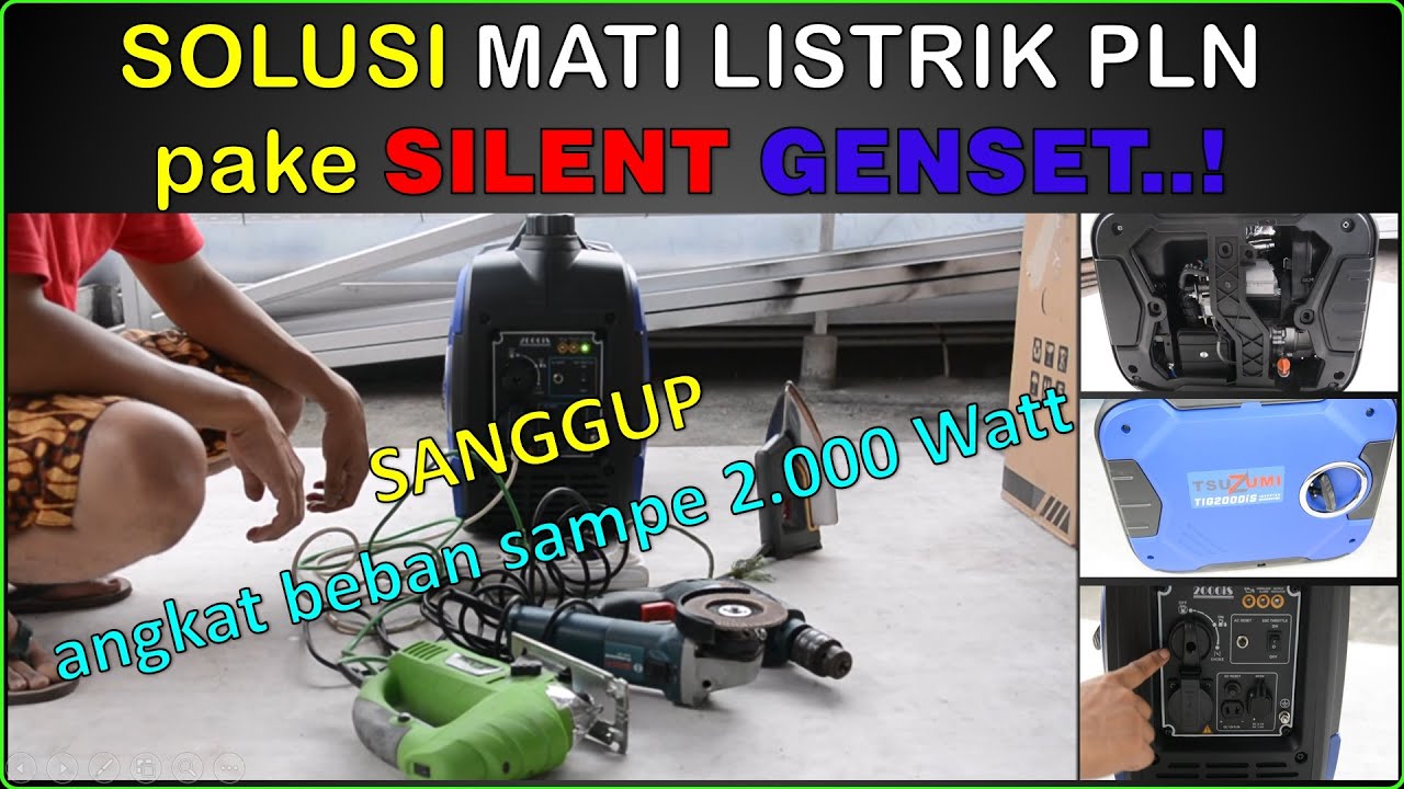 Complete Review Silent Genset Tsuzumi TIG2000iS