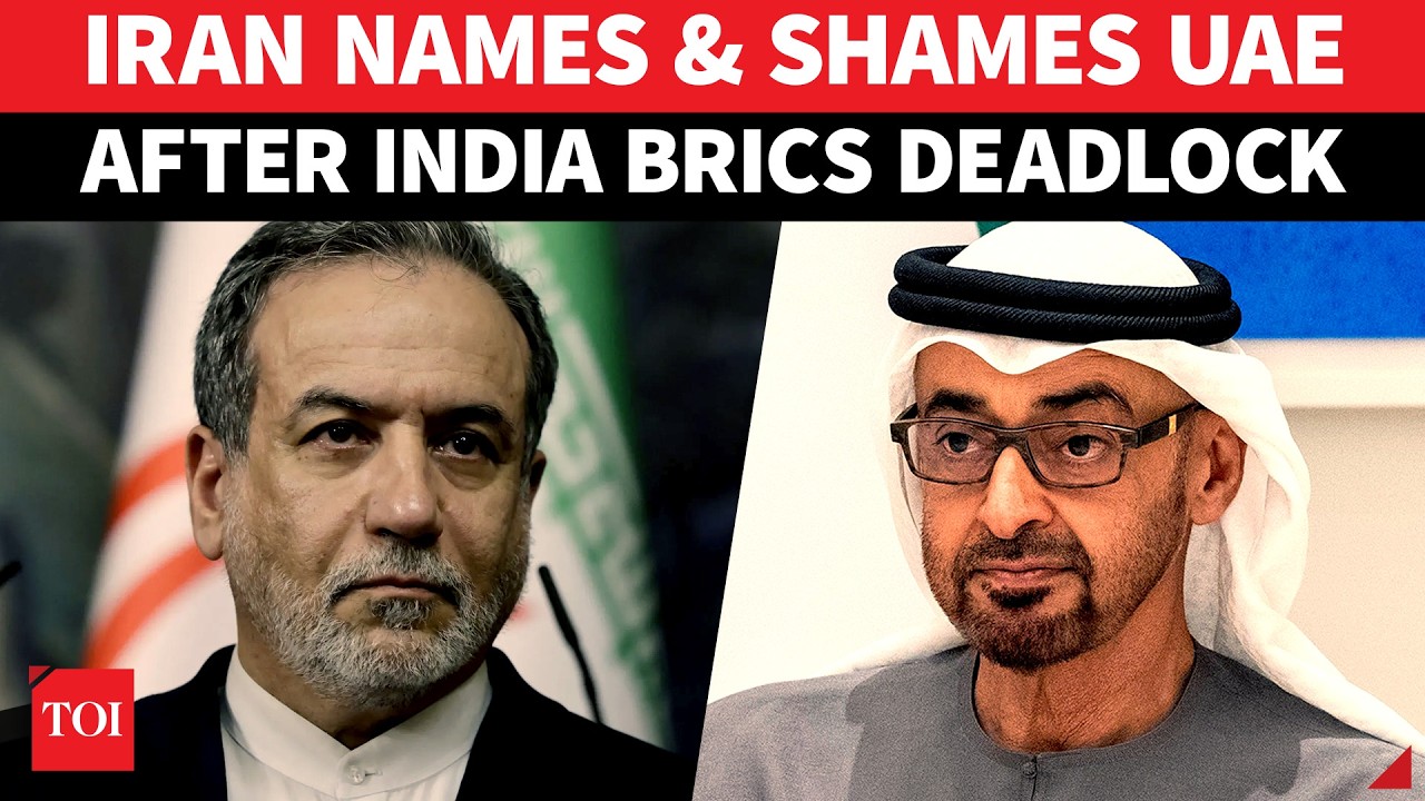 'Not Even Israel Or U.S. Can Protect You': Iran's Araghchi Blasts UAE After BRICS Deadlock | WATCH