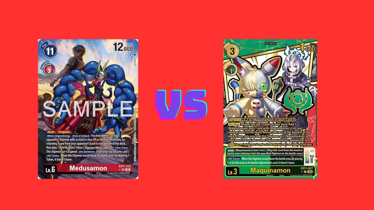 DCGO Medusamon VS ExMaquinamon