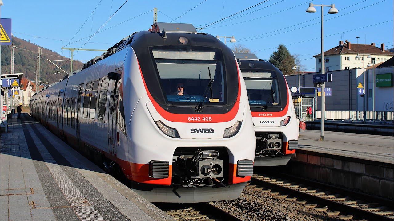 ÖBB Talent 3 im Einsatz bei der SWEG auf dem RE10 Mannheim - Heilbronn