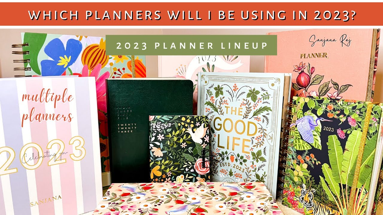 2023 Planner Lineup | Planners to Use in 2023 | 2023 Planner India | Multiple Planners | Sanjana Raj