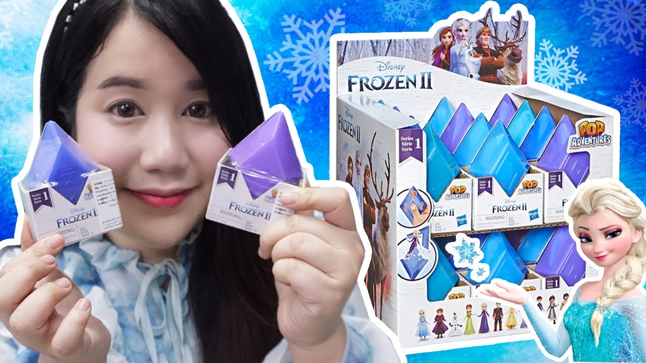 แกะกล่องสุ่ม Frozen ลุ้นตุ๊กตาเจ้าหญิงเอลซ่า ♡ [ น้ำดื่มสิงห์ Frozen Collection ]