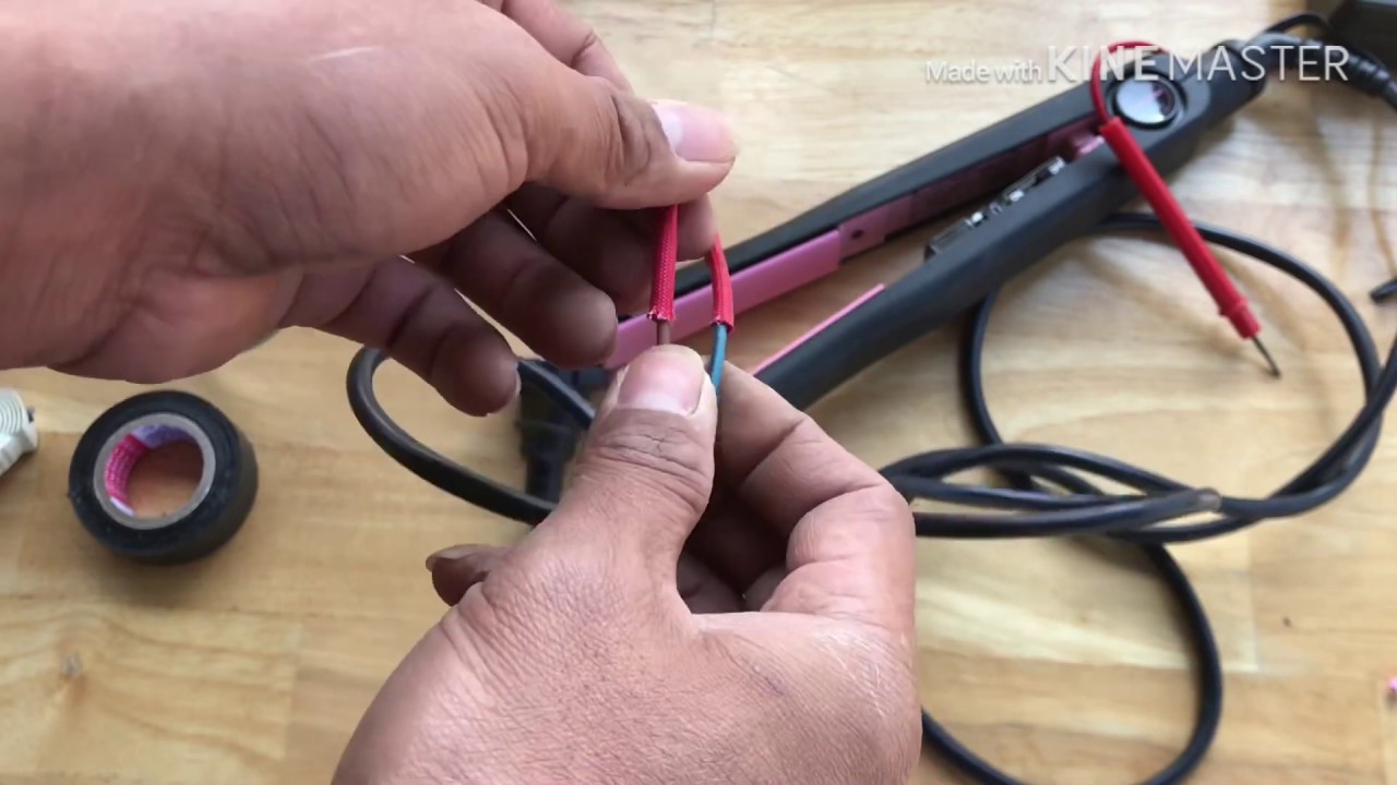 How to repair hair straightener at home