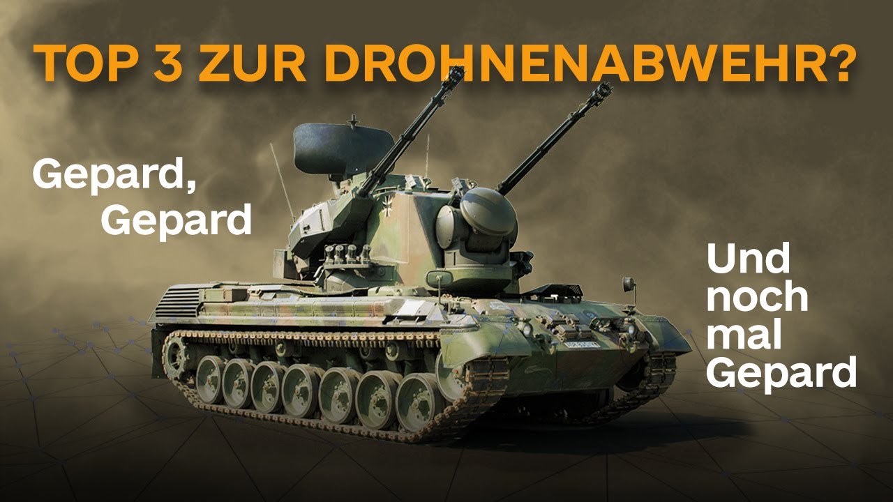 Top 3 zur Drohnenabwehr? Gepard, Gepard und noch mal Gepard