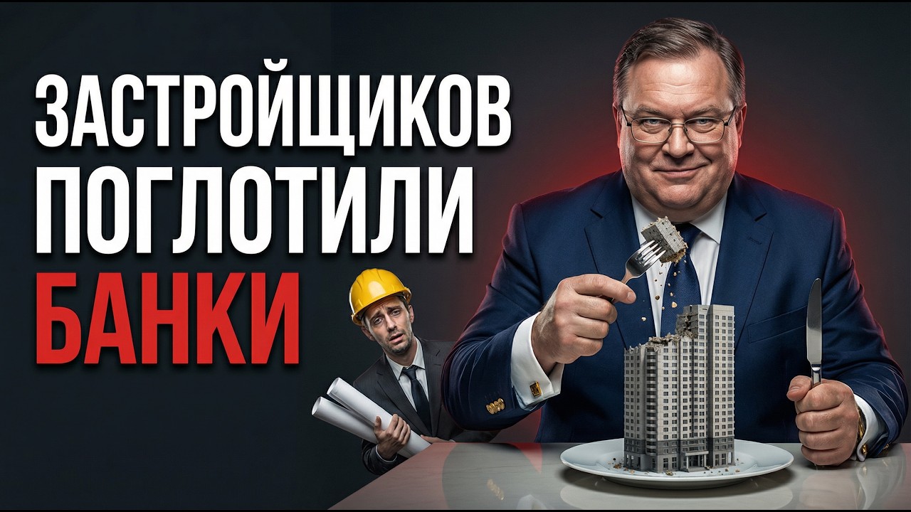 ЗАСТРОЙЩИКОВ ПОГЛОТИЛИ БАНКИ