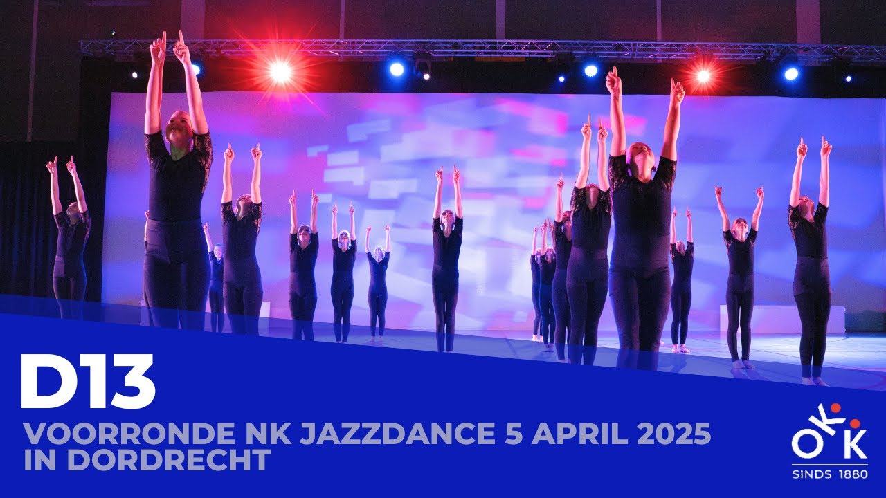 Voorronde NK Jazzdance 2025: D t/m 13 jaar - 3e plaats