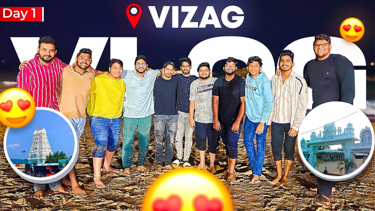 Vizag Vlog ❤️ - Day 1😍- Munna Bhai Gaming - Telugu Vlogs