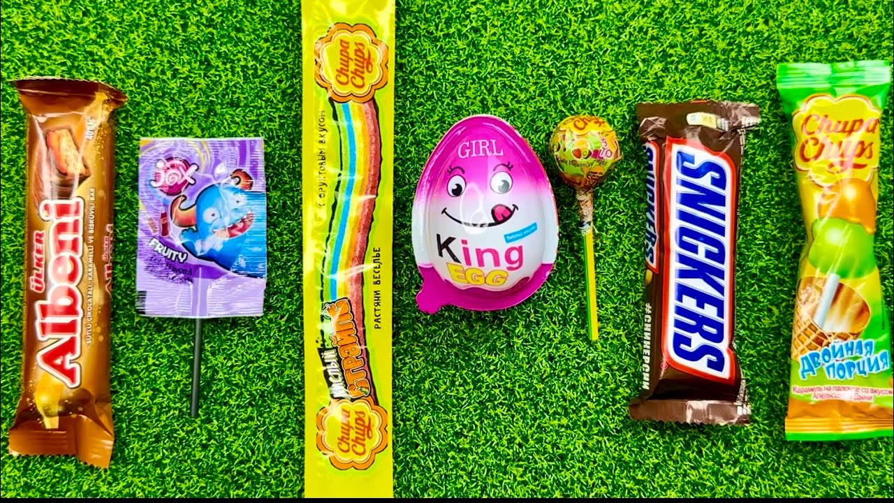 🎧 ASMR Popular Candies 🍭 | Colorful Rainbow Lollipops & Chocolate Unboxing 🍫✨