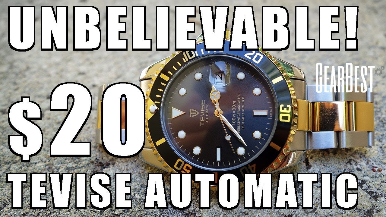 Astounding $20! Tevise T801A Automatic Watch Review c/o GearBest - Perth WAtch #115