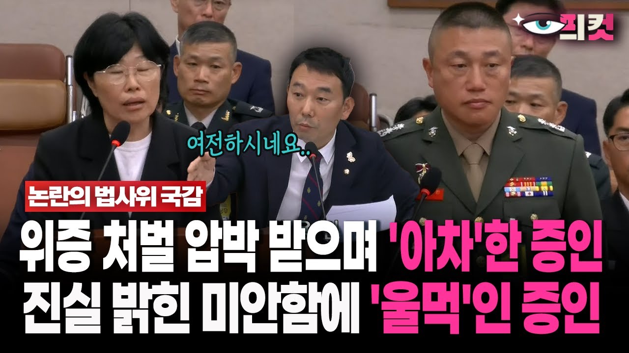 위증 처벌 압박 받으며 '아차'한 증인... 진실 밝힌 미안함에 '울먹'인 증인