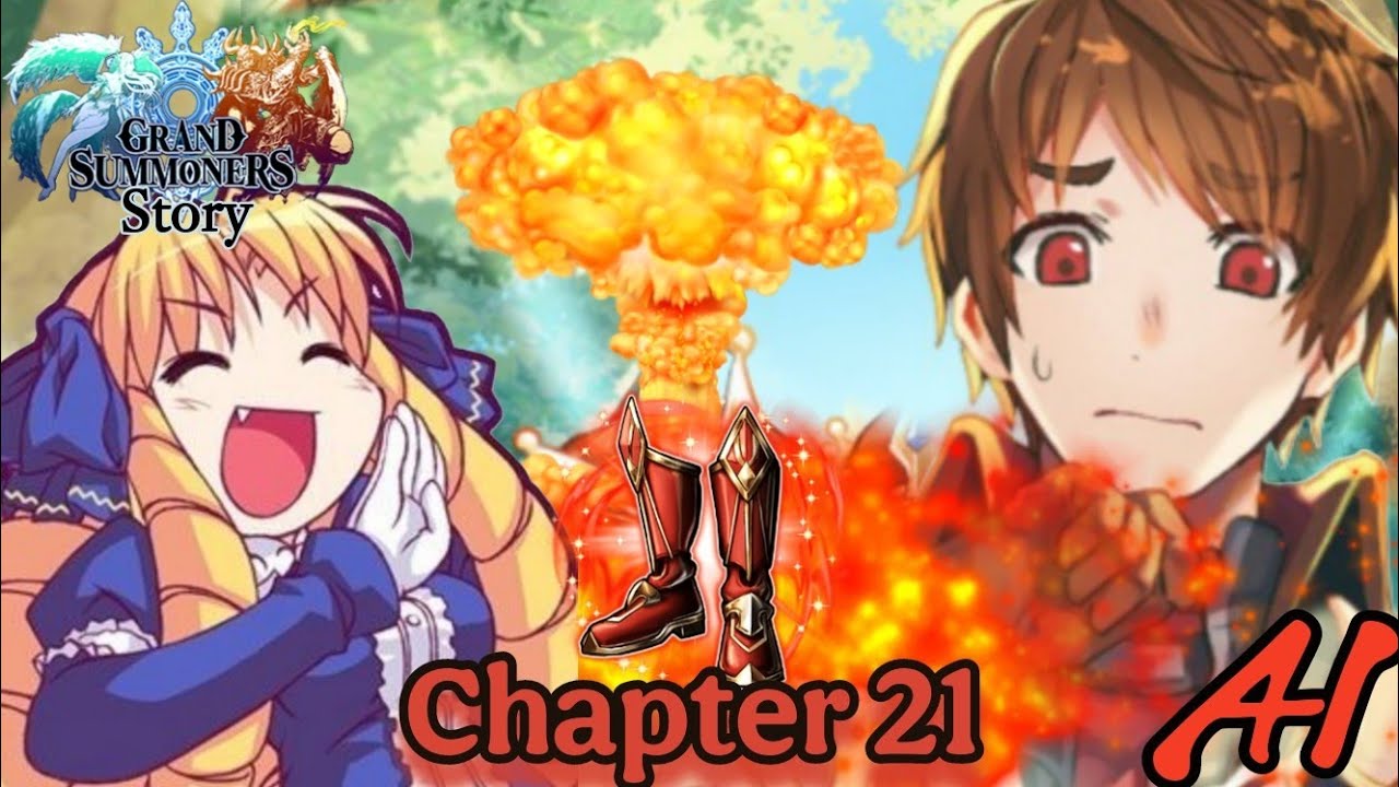 Grand Summoners - Ch21 Nuke Auto AI (Farm Secret Eq) Ft. Sluvia with 3 Different Teams