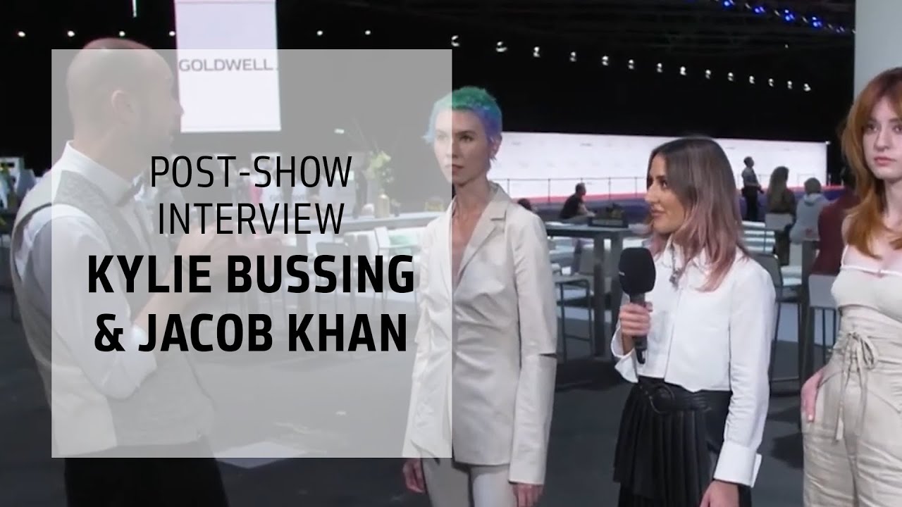 Kylie Bussing & Jacob Khan: Academy Stage Post-Show Interview | KSGE 2022 | Goldwell Education Plus