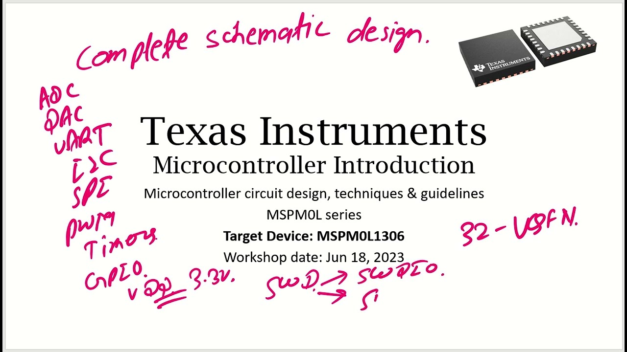 022 MSPM0L1306 schematic design LED connection part01