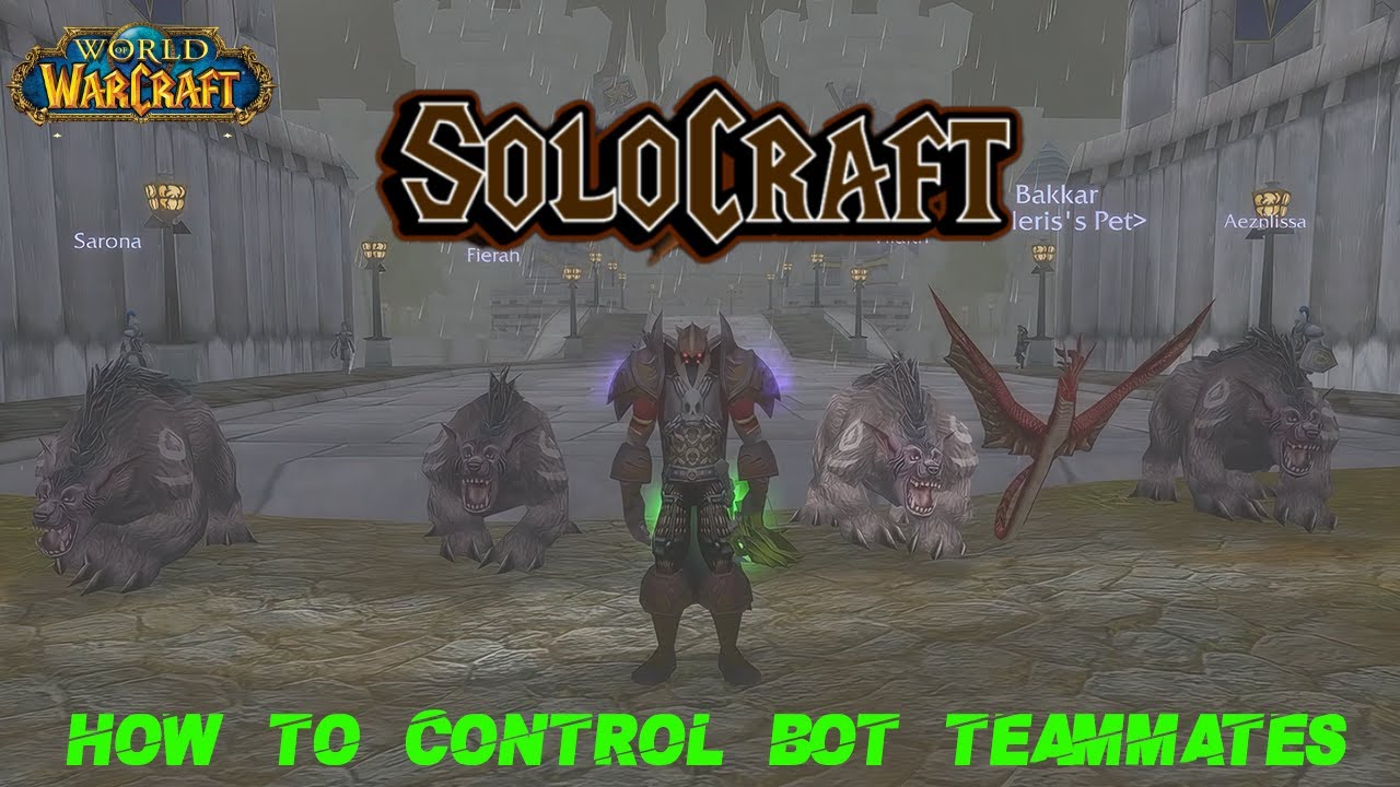 How to use Bots on Solocraft - World of Wacraft
