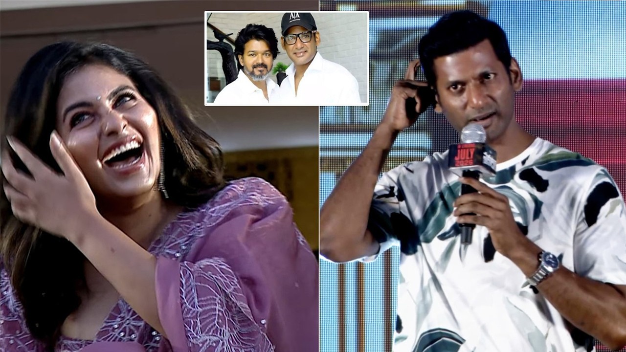 Hero Vishal Superb Words About CM Jospeh Vijay @ Makutam Second Single Launch Event | Anjali