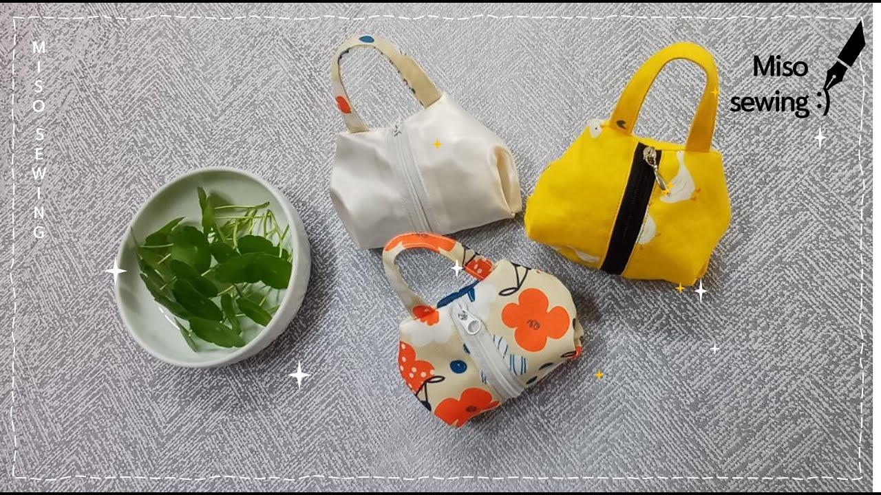 Sewing Tips and Tricks 인기미니 포켓 파우치👜💛