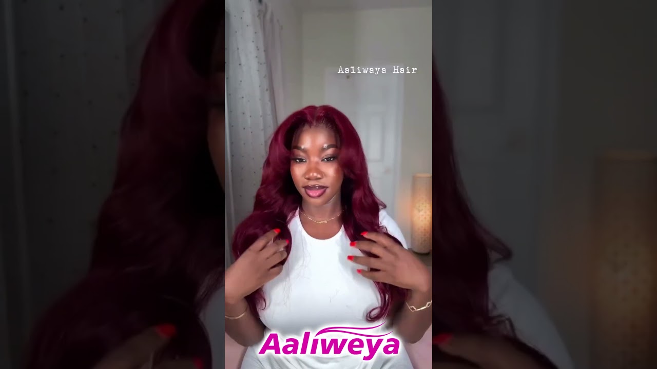 love at first sight aaliweya 99j burgundy lace front wig so elegant 