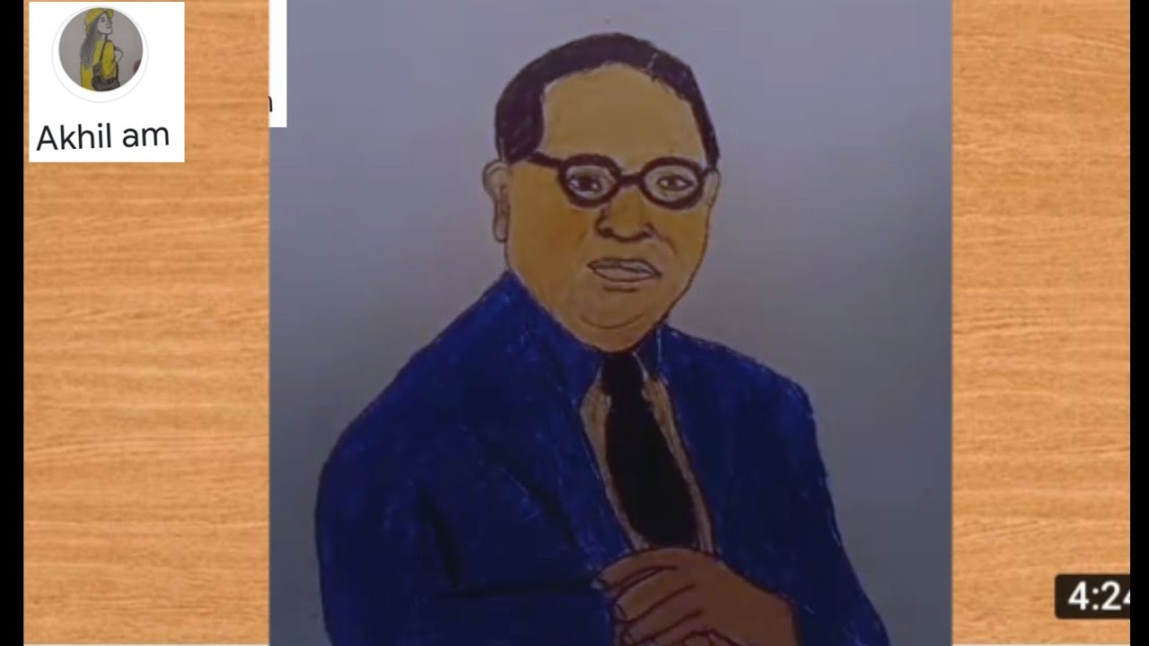 How to draw a bhimrao Ambedkar/  Bhimrao ambedkar ki drawing/Ambedkar Ka Chitra/Ambedkar ki photo