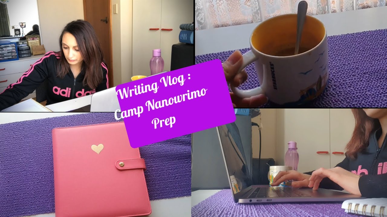 Writing Vlog: Camp Nanowrimo Prep // July 2020