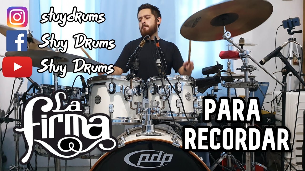 Para recordar - La Firma / Victor Stuy (Drum Cover).