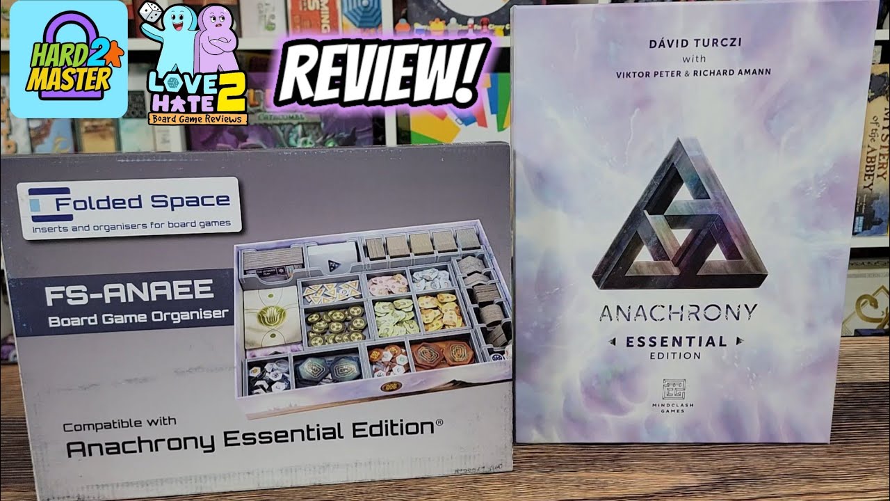 Anachrony Essentials Edition Folded Space Insert Review! Hard 2 Master #boardgames