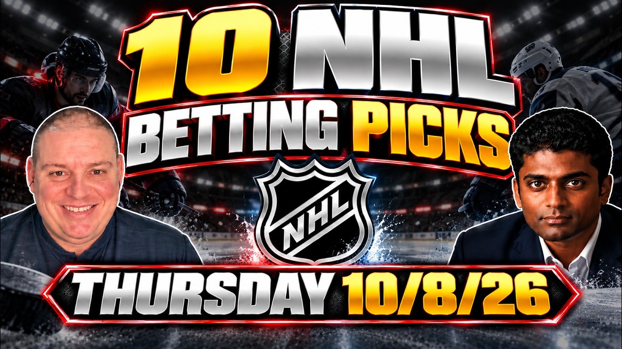 Thursday NHL Rundown Picks - 10/8/26 l Craig Trapp & Indian Cowboy NHL Betting Picks & Predictions