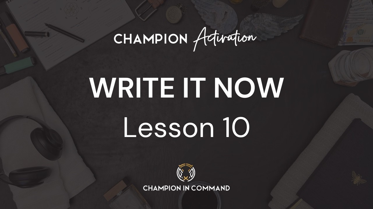 Your 1st Activation Code: Let's Write It! (lesson 10)