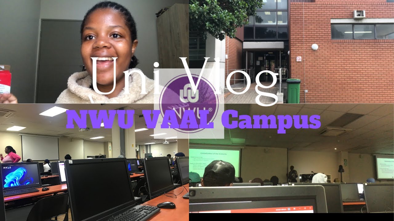 Productive study vlog as an IT student | NWU VAAL campus | South African YouTuber #productiveday
