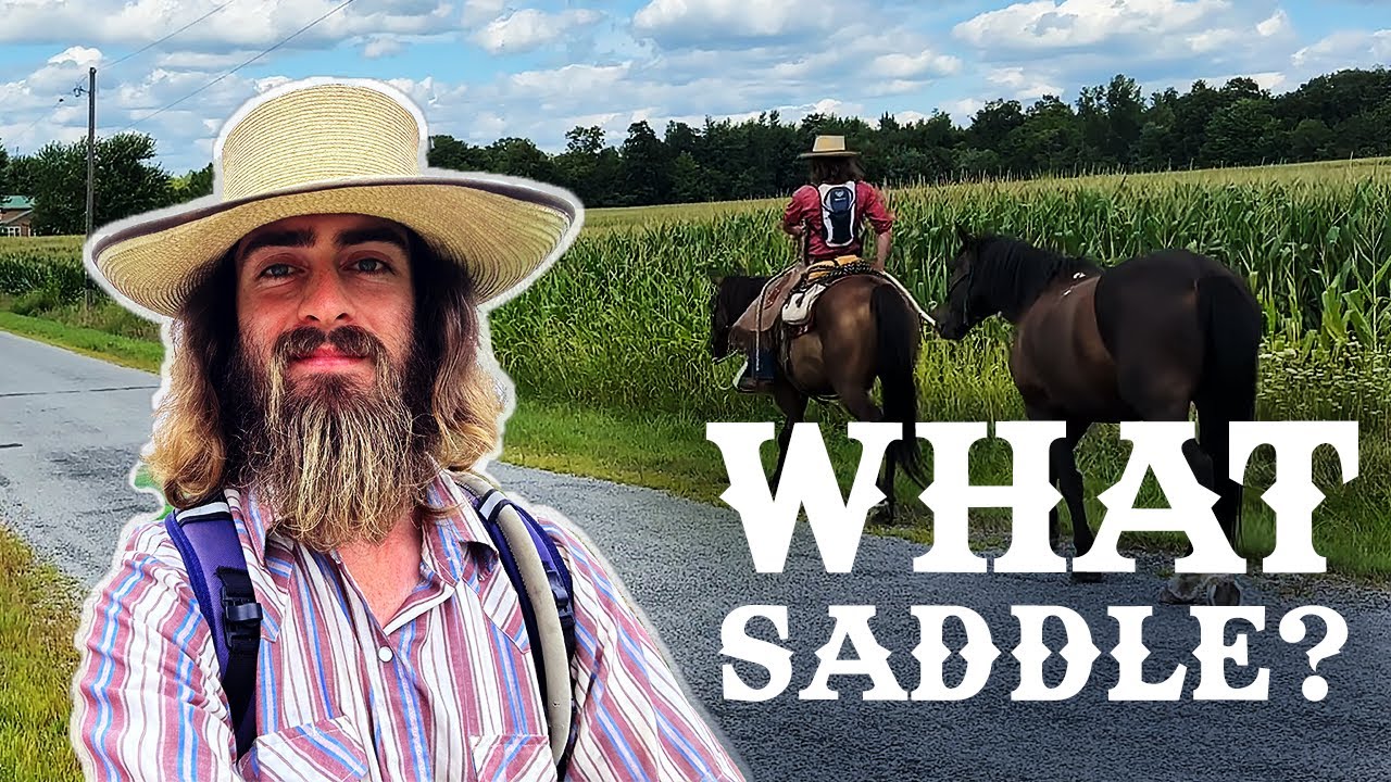 What saddle am I using on my 6,000 mile horseback journey?