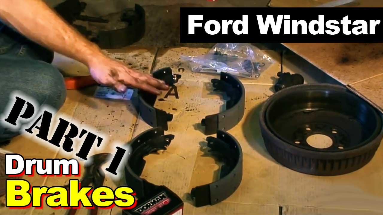 Задний тормозной механизм Ford Windstar 2002 года, часть 1
