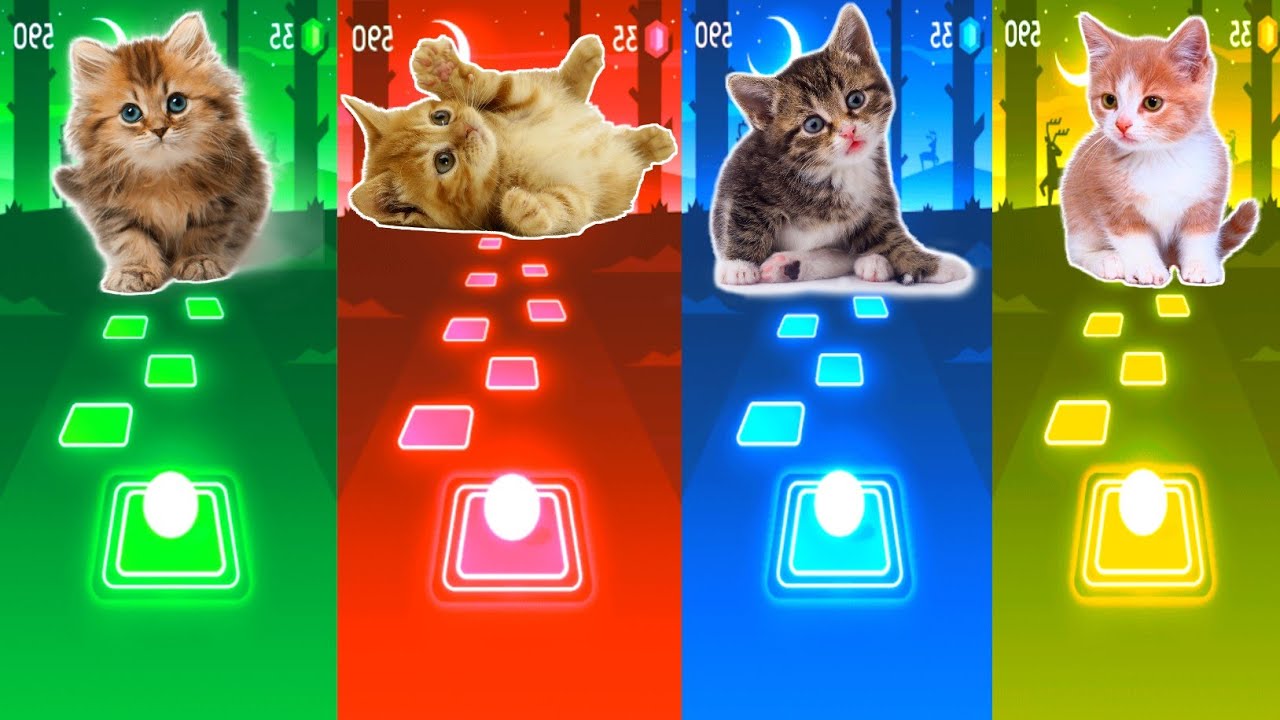 Cute Cats: Imagine Dragons (Enemy x Believer) - Tiles Hop EDM Rush