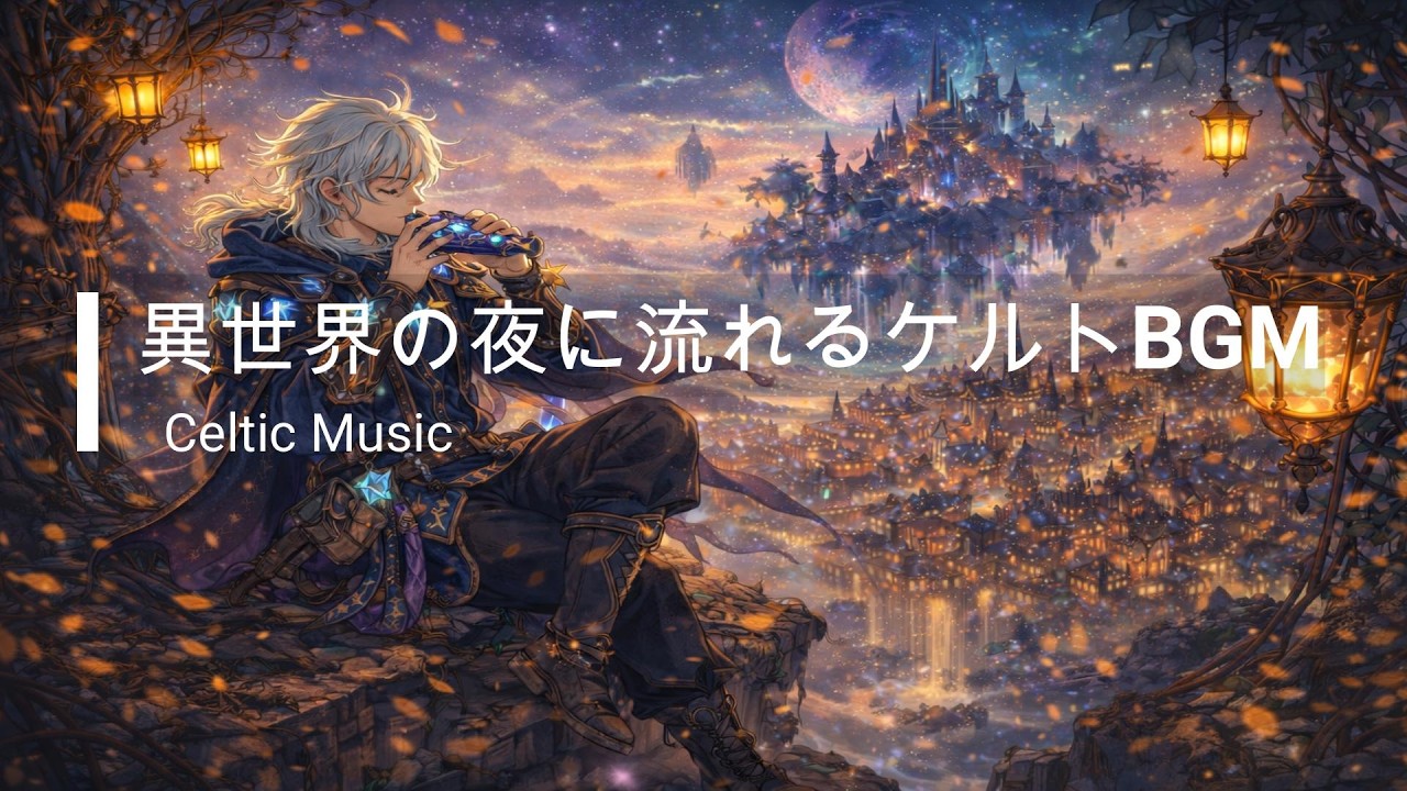 【異世界ケルト音楽】浮遊都市とケルトの旋律｜作業用・勉強BGM・ファンタジー音楽｜Celtic Fantasy Music｜Fantasy Study & Relaxing Music