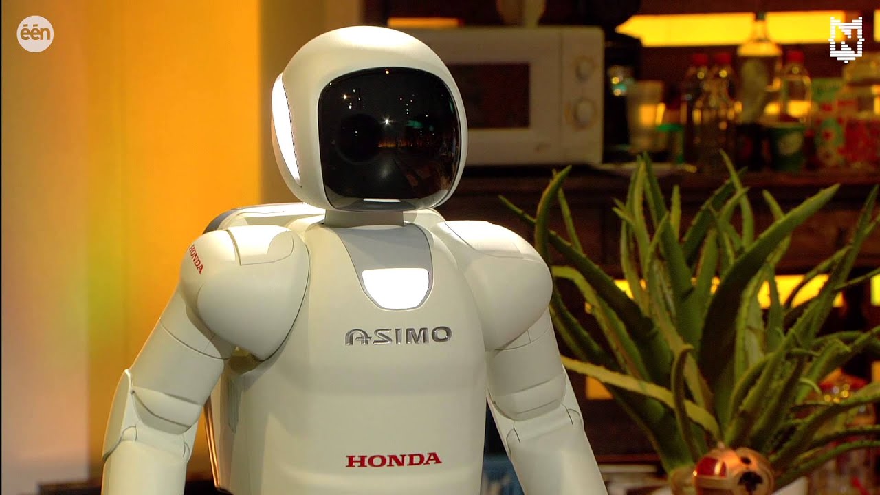 ASIMO op bezoek in De Schuur van Scheire