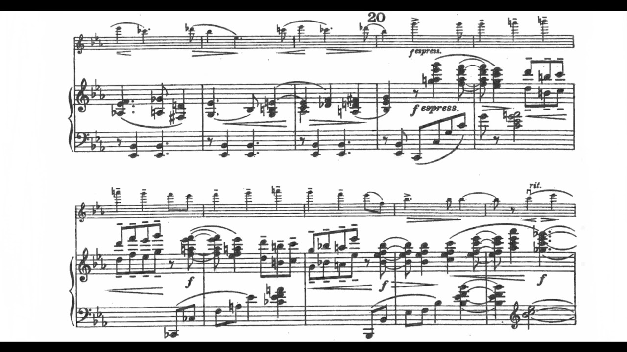 Hans Gál - Violin Sonata in Bb Minor, Op. 17