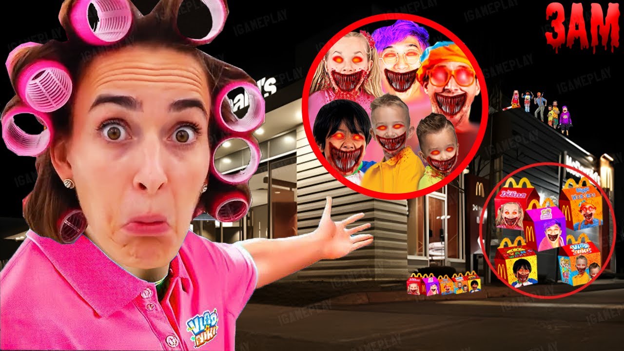 Never Order Cursed Ryan.EXE, Blippi.EXE, Vlad & Niki.EXE, or Kids Diana Show Happy Meals at 3AM!