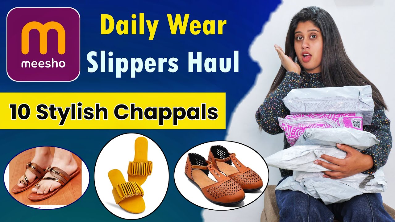 Daily Use Chappal Ladies 🩴😍 | Meesho Slippers Haul | Meesho Chappal | @shoppingWaleOfficial