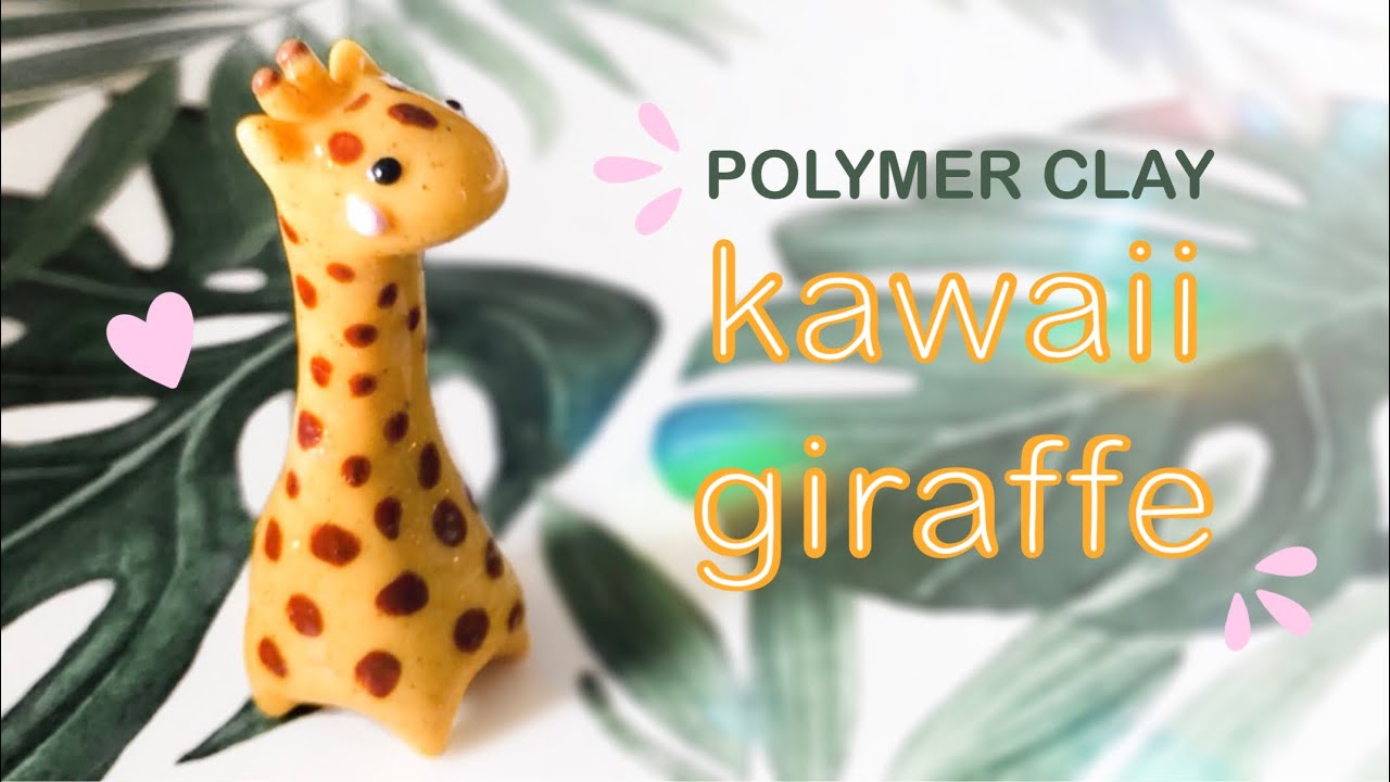 Kawaii Giraffe 🦒 HOW TO DIY Polymer Clay Tutorial