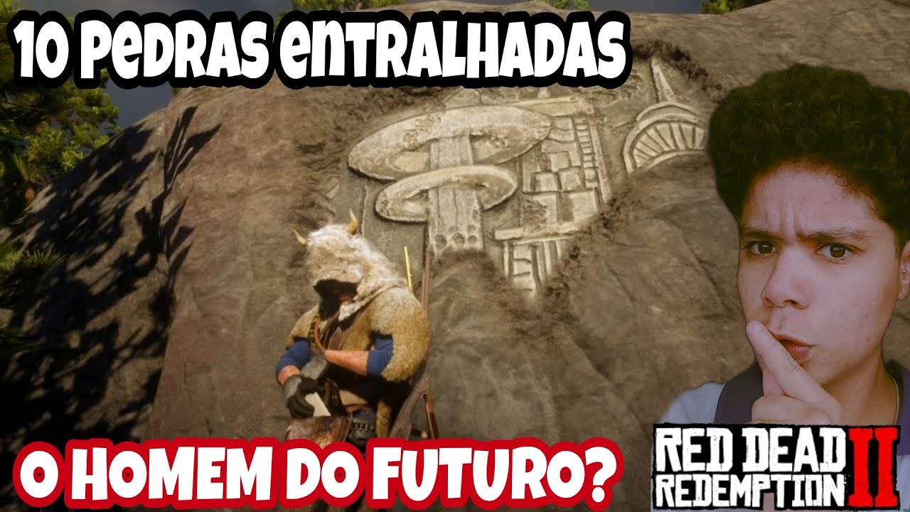 Localiza&ccedil;&atilde;o todas as PEDRAS ENTALHADAS - Red dead redemption 2