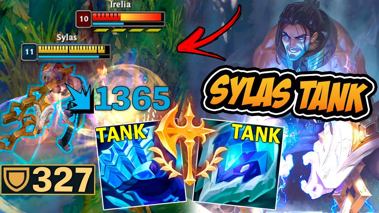 SYLAS TANK 300 DE ARMADURA É SIMPLESMENTE IMORTAL !! - LEAGUE OF LEGENDS