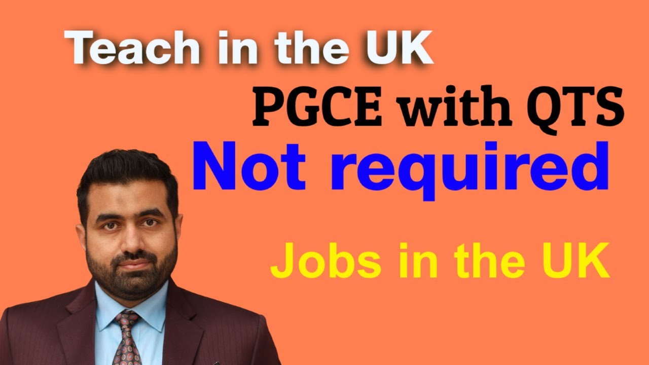 Without PGCE with QTS Teach in the UK| Cover Supervisor