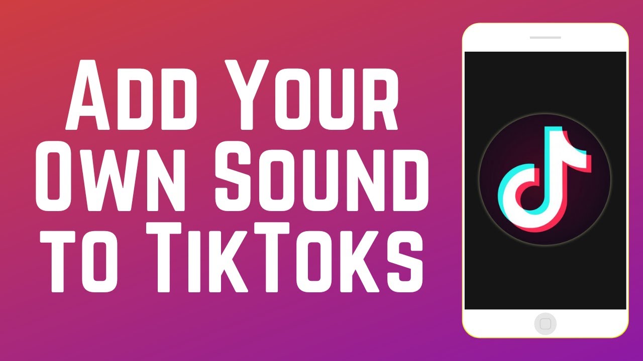 Как добавить свою музыку/звук в видео TikTok