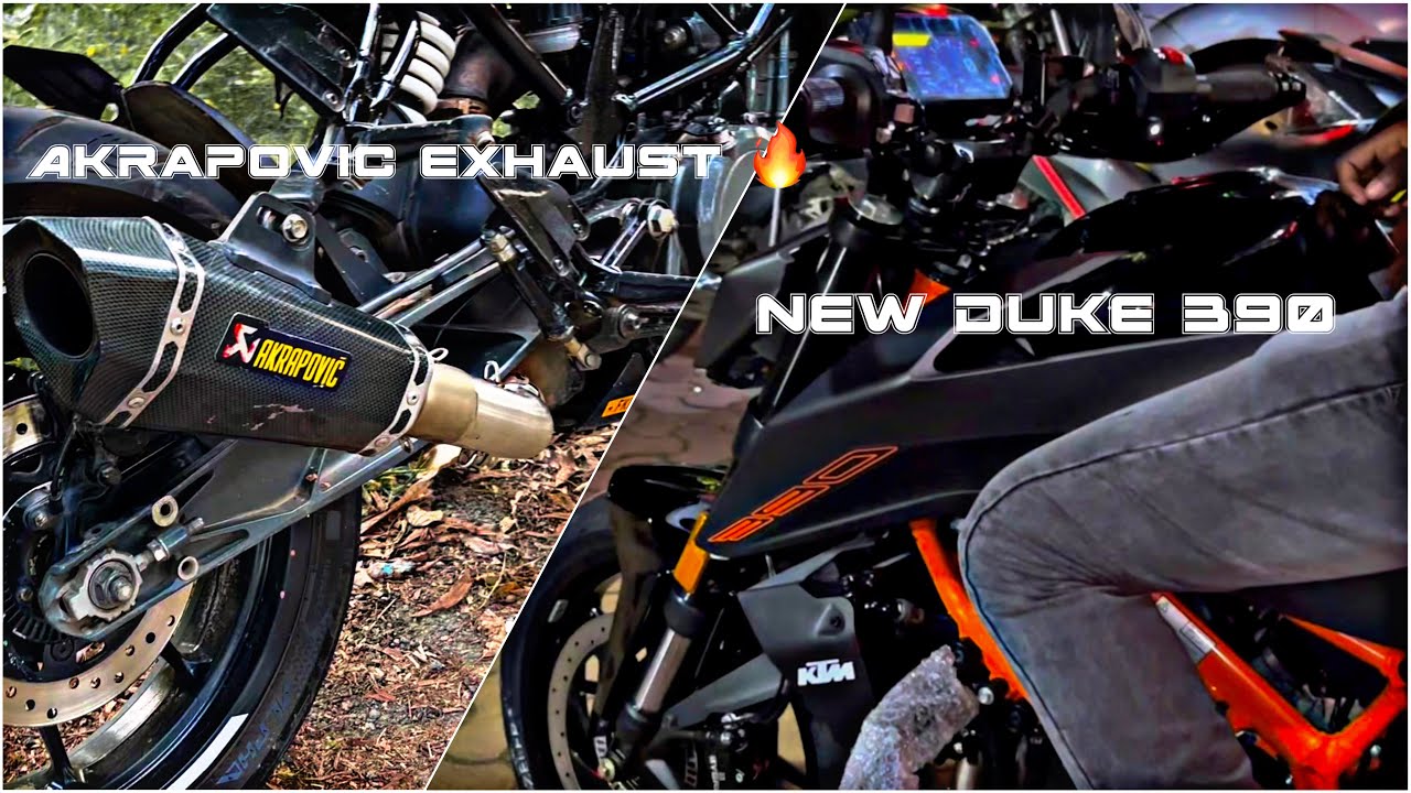 Taking delivery of new DUKE 390 bs 6 | Akrapovic exhaust 🔥